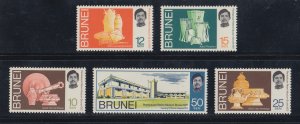 Brunei Scott #171-175 MH
