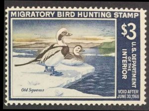 MOMEN: US STAMPS #RW34 DUCK MINT OG NH $100 LOT #75689-2