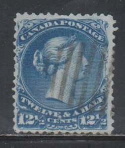 Canada, Queen Victoria 12 1/2c  (SC# 28) Used