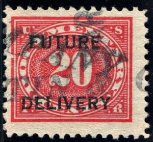 RD6 20¢ Revenue: Stock Transfer (1918) Used