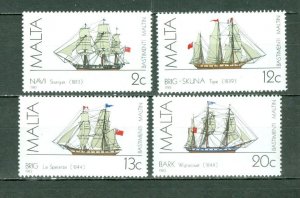 MALTA 1983 SHIPS   #637-640   SET  MNH...$3.65