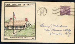 United States First Day Covers #727-42, 1933 3c Newburgh, Emery C. Andrews ha...