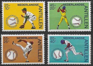 1984 Netherlands Antilles 520-523 Baseball 7,50 €