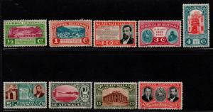 $Guatemala Sc#264-272 M/H/VF, complete set, Cv. $26.95