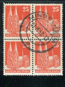 Germany #648a  Used rare block 4  cat $640 - Lakeshore Philatelics