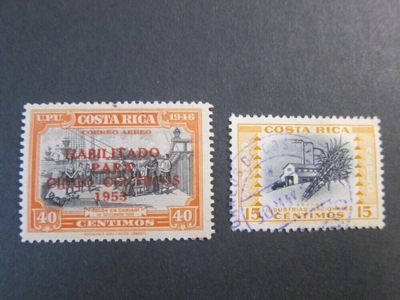 Costa Rica 1952 Sc C254,221 FU