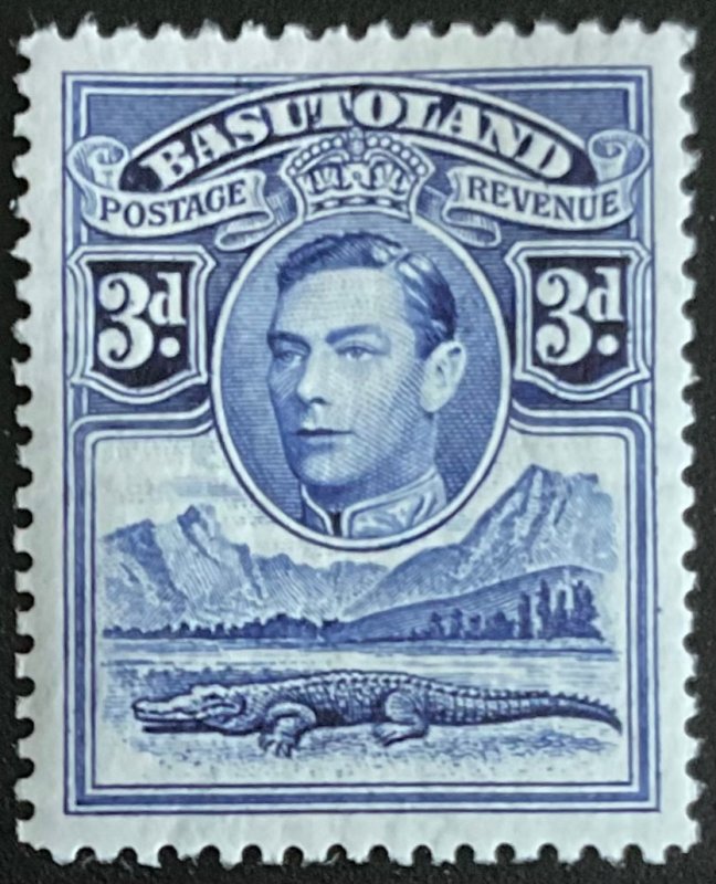 Basutoland #22 *MH* Single Alligator George VI