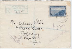 > SOUTH AFRICA Registered 1939 RPO' receivers etc. Canada cover