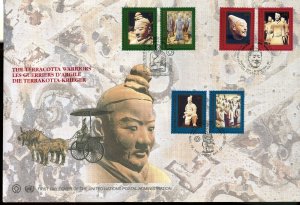 UNITED NATIONS 1997 TERRACOTTA WARRIORS   NY VIENNA & GENEVA SETS   FDC