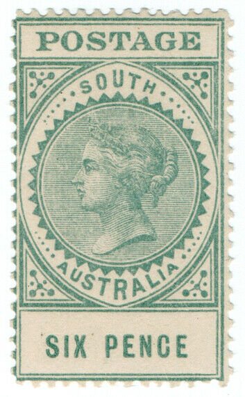 (I.B) Australia Postal : South Australia 6d (SG 300)