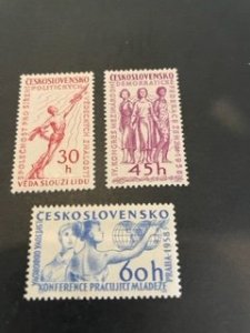 Czechoslovakia sc 856-858 MH comp set