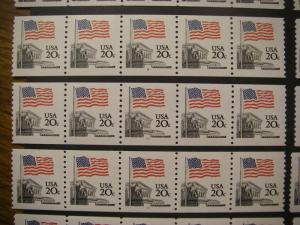 20 cent Flag, Scott 1895, 1895a, & 1895b , COMPLETE MNH PNC5 Collection, CV $460