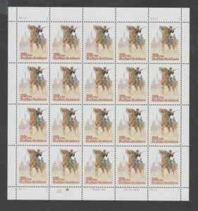 U.S. Scott Scott #2818 Buffalo Soldiers Stamp - Mint NH Sheet - UM Plate