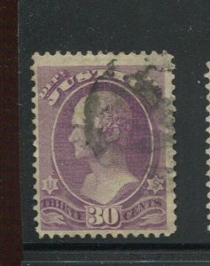 O33 Justice Dept Official Used Stamp (Bx 3562)