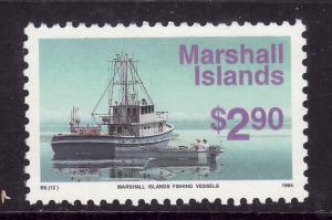 Marshall Islands-Sc#465-unused NH-Ships-Fishing Vessel-1993-5-