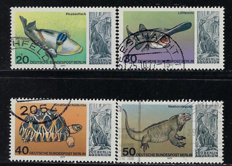 Germany Berlin Scott # 9N411 - 9N414, used