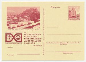 Postal stationery Austria 1972 Scouting stamps exhibition