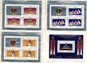 Grenada Grenadines #213a-6 MNH sheets