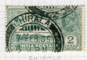 INDIA; Fine POSTMARK on early GV issue used value, Chirala