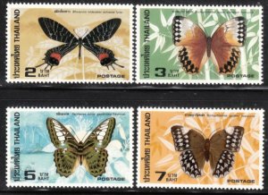 Thailand 1984 Sc 1075-8 Butterflies MNH