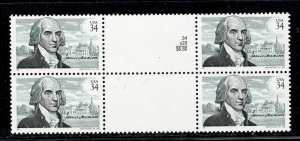 UNITED STATES SC# 3545 VERT. GUTTER BLK/4 VF/NH