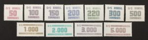 Brazil 1985 #1985-95, Numerals, MNH.
