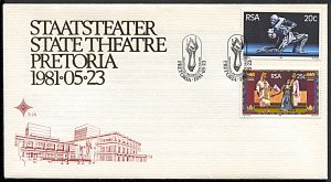 South Africa 546-547, FDC, Opening of the State Theater in Pretoria