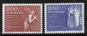 Denmark 723-4 MNH Art, EUROPA