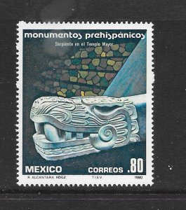 MEXICO #1194 MAYAN TEMPLE SERPENT MNH