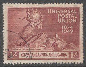 Kenya, Uganda, and Tanganyika 1949 UPU Omnibus Issue 1sh Scott # 97 Used