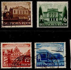 Germany #498-501 Leipzig Fair Set Used / MH