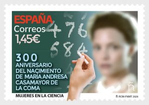 2020 Spain Maria Andresa Casamayor De La Coma -Women in Science  (Scott NA) MNH