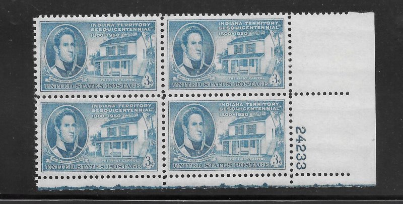 #996 MNH Plate Block