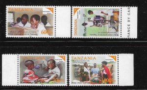 Tanzania 2003 Activities of World Vision Sc 2257-2260 MNH A349