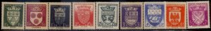 France 1942 SC# B138-46 MNH E90