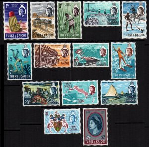 Turks & Caicos Islands # 217 - 230 MNH VF 