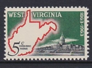 1232 West Virginia Statehood MNH
