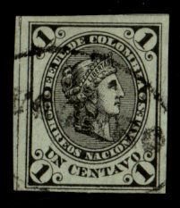 Colombia #109 used