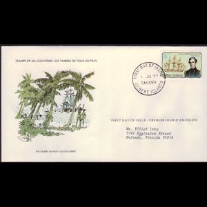 GILBERT IS. 1977 - FDC-299 Explorer Wilkes