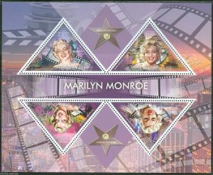 TOGO  2013 MARILYN MONROE  SHEET MINT NH