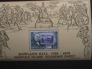 NORFOLK ISLAND-1979-SC#248a  CENTENARY OF SIR ROWLAND HILL - MNH-S/S-VERY FINE