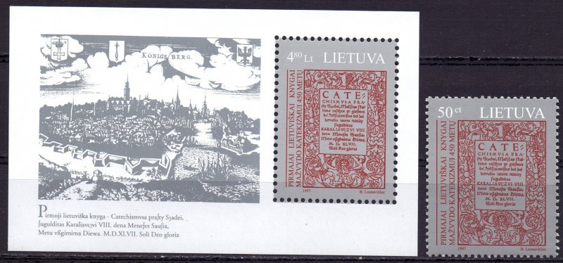 Lithuania. 1997. 630, bl9. 1st Book Edition. MNH.