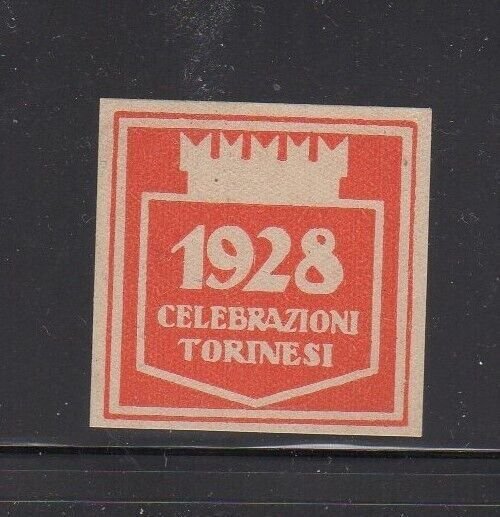 Italian Advertising Stamp-1928 Turin Celebrations