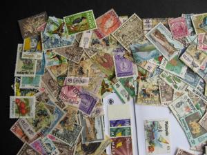 Hoard breakup mixture 150 MALAYA/MALAYSIA Duplicates & mixed condition