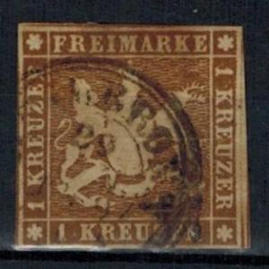 States - Wurttemberg - Scott 13