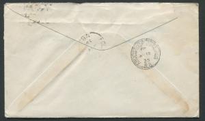 NEW BRUNSWICK SPLIT RING TOWN CANCEL COVER FOUR FALLS 