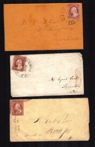 United States  26  used covers 3 diff