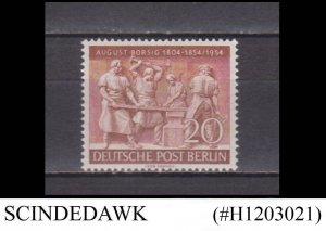 GERMANY BERLIN - 1954 100th DEATH OF AUGUST BORSING 1V MNH