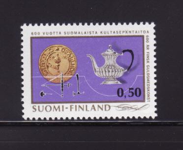 Finland 510 Set MNH Art, Finnish Goldsmiths' Art