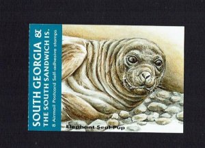 South Georgia: 2004 Airmail Postcard Stamp Booklet, MNH